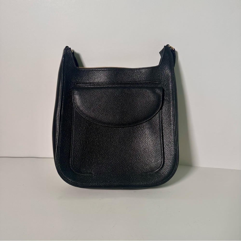 Nordstrom Black Pebbled Leather Shoulder Bag